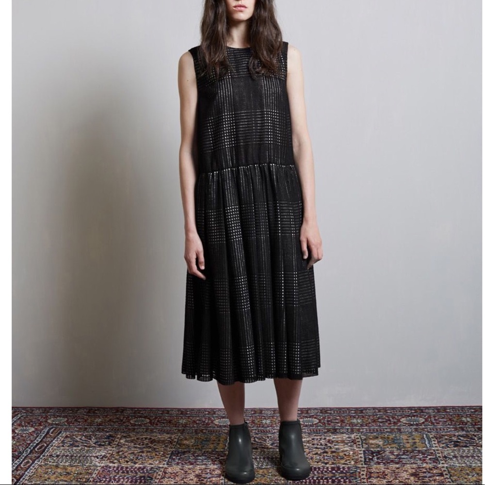 Sara Lanzi Drop Waist Wool Dress NWOT